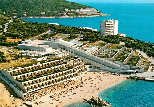 AK / Ansichtskarte Dubrovnik_Ragusa Fliegeraufnahme Hotel Dubrovnik President Strand Dubrovnik Ragusa