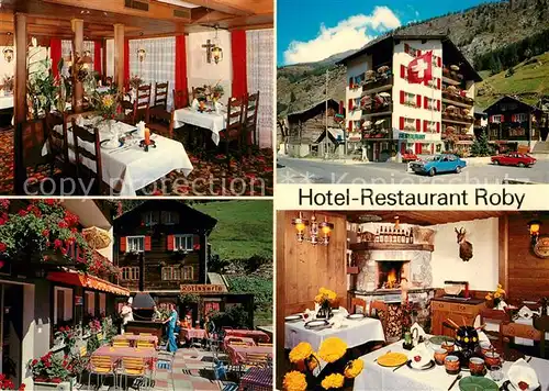 AK / Ansichtskarte Saas_Grund Hotel Restaurant Roby Saas_Grund