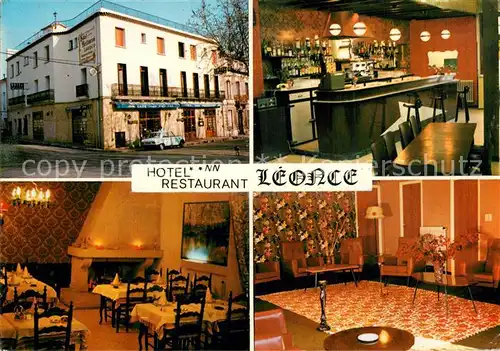 AK / Ansichtskarte Florensac Hotel Restaurant Leonce Florensac