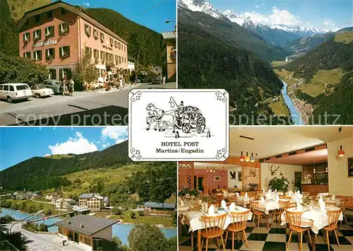 AK / Ansichtskarte Martina Hotel Post  Martina