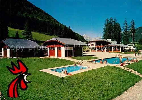 AK / Ansichtskarte Rasen_Rasun Camping Corones Pool Rasen Rasun