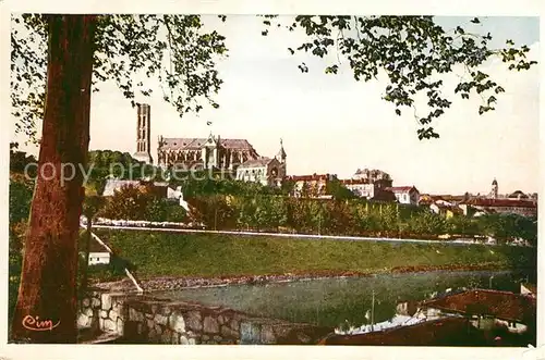 AK / Ansichtskarte Limoges_Haute_Vienne La Cathedrale vue du Pont Neuf Limoges_Haute_Vienne