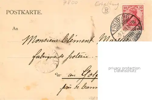 AK / Ansichtskarte Freiburg_Breisgau Muenster Freiburg Breisgau