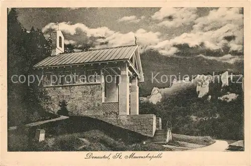 AK / Ansichtskarte Donautal Mauruskapelle Donautal