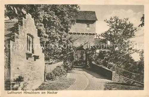 AK / Ansichtskarte Hirschhorn_Neckar Dorfmotiv Hirschhorn Neckar