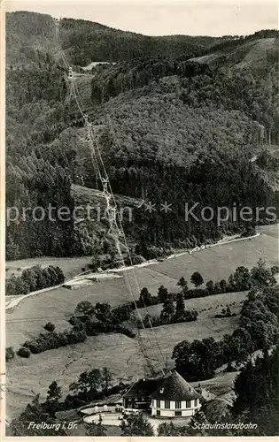 AK / Ansichtskarte Freiburg_Breisgau Schauinslandbahn Freiburg Breisgau