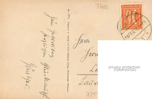 AK / Ansichtskarte Tuebingen Alte Aula Tuebingen