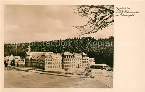 AK / Ansichtskarte Friedenweiler Kinderheim Schloss Friedenweiler Friedenweiler