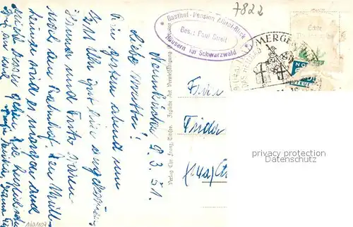 AK / Ansichtskarte Haeusern_Schwarzwald Panorama Haeusern Schwarzwald