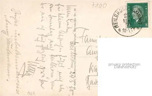 AK / Ansichtskarte Heilbronn_Neckar Goetzenturm Neckarpartie Heilbronn Neckar