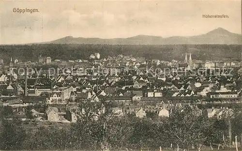 AK / Ansichtskarte Goeppingen mit Hohenstaufen Goeppingen