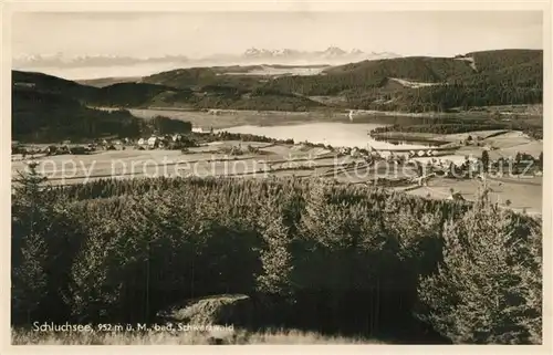 AK / Ansichtskarte Schluchsee Panorama Schluchsee