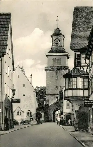 AK / Ansichtskarte Neuenstadt_Kocher Hauptstrasse Stadttor Neuenstadt_Kocher