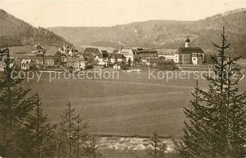 AK / Ansichtskarte Beuron_Donautal Ortsansicht mit Kloster Beuron Donautal