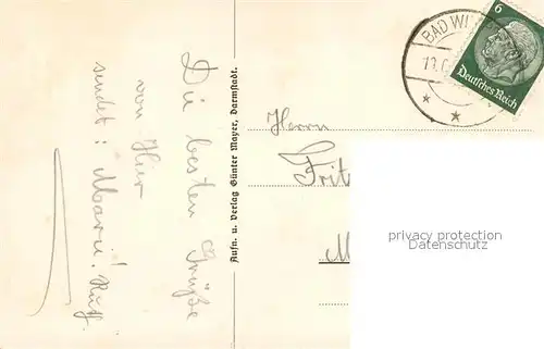 AK / Ansichtskarte Bad_Wimpfen Teilansicht Burgturm Bad_Wimpfen