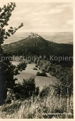 AK / Ansichtskarte Hechingen Burg Hohenzollern Hechingen