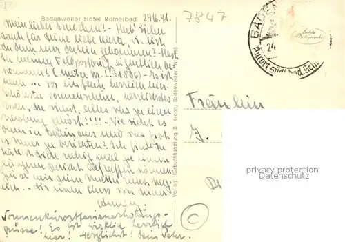 AK / Ansichtskarte Badenweiler Roemerbad Badenweiler