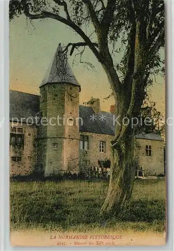 AK / Ansichtskarte Normandie_Region Manoir du XVe siecle Normandie Region