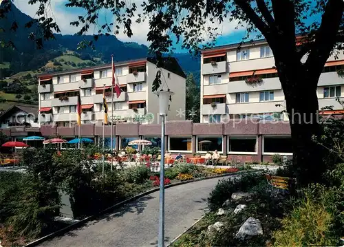 AK / Ansichtskarte Gersau_Vierwaldstaettersee Hotel des Alpes Gersau_Vierwaldstaettersee