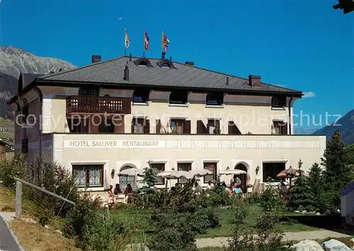 AK / Ansichtskarte Celerina_GR Hotel Saluver Fam. Jurcyk Celerina_GR