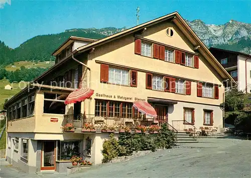 AK / Ansichtskarte Amden_SG Gasthaus Metzgerei zum Sternen Amden_SG