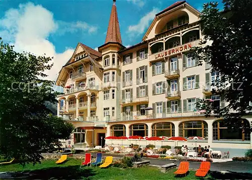 AK / Ansichtskarte Wengen_BE Hotel Lauberhorn Wengen_BE