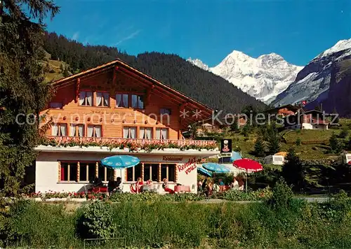 AK / Ansichtskarte Kandersteg_BE Restaurant Rendez Vous Bluemlisalp Kandersteg_BE