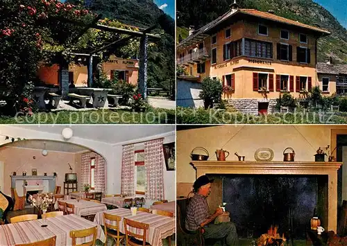 AK / Ansichtskarte Sonogno Restaurant Alpino Sonogno