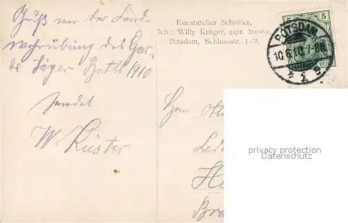 AK / Ansichtskarte Potsdam Garde Jaeger Bataillon Gruppenfoto  Potsdam