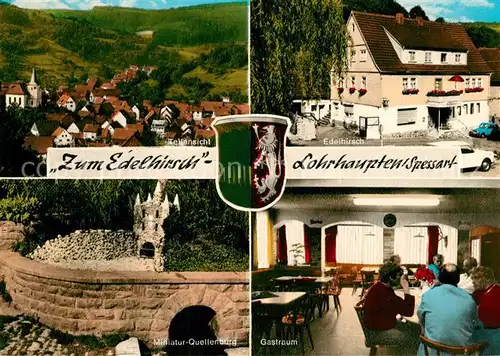 AK / Ansichtskarte Lohrhaupten Gasthaus Zum Edelhirsch  Lohrhaupten