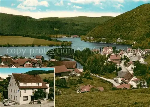 AK / Ansichtskarte Heringhausen_Waldeck Diemelsee Gasthaus Pension Zum gruenen Tal  Heringhausen Waldeck