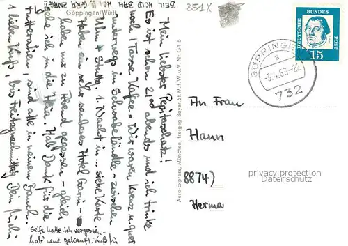 AK / Ansichtskarte Goeppingen Fliegeraufnahme Goeppingen