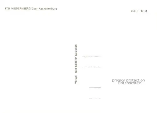 AK / Ansichtskarte Niedernberg_Unterfranken Schule Wasserturm  Niedernberg Unterfranken