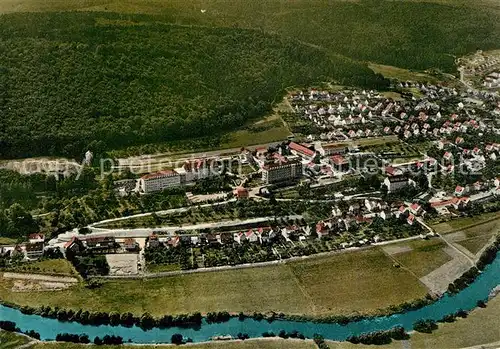 AK / Ansichtskarte Marburg_Lahn Diakonissen Mutterhaus Hebron Krankenhaus Wehrda Freizeitheim Fliegeraufnahme Marburg_Lahn