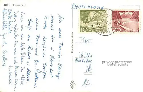 AK / Ansichtskarte Tesserete Panorama Tesserete