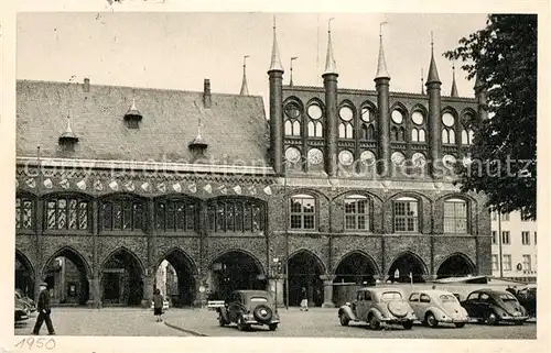 AK / Ansichtskarte Luebeck Rathaus Luebeck