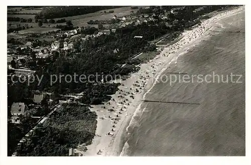 AK / Ansichtskarte Timmendorfer_Strand Ostseebad Fliegeraufnahme Timmendorfer_Strand