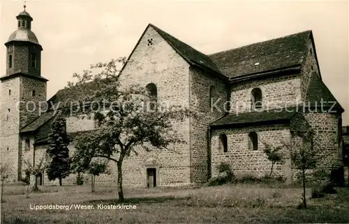 AK / Ansichtskarte Lippoldsberg Klosterkirche Lippoldsberg