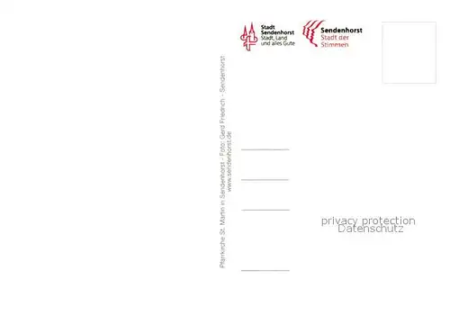 AK / Ansichtskarte Sendenhorst Kirche Sendenhorst