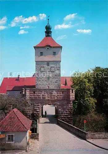AK / Ansichtskarte Eschenbach_Wolframs Oberes Tor 15. Jhdt. Eschenbach Wolframs