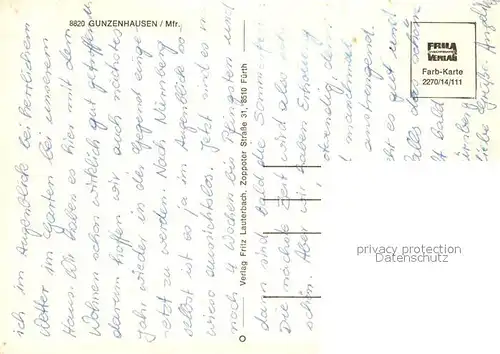 AK / Ansichtskarte Gunzenhausen_Altmuehlsee Altstadt Faerberturm Marktplatz Kirche Hensoltshoehe Burkhard von Seckendorf Heim Wohnblocks Hochhaeuser Gunzenhausen Altmuehlsee