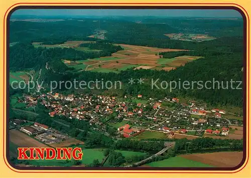 AK / Ansichtskarte Kinding Naturpark Altmuehltal Fliegeraufnahme Kinding