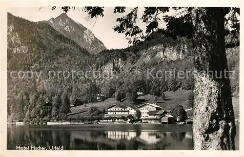 AK / Ansichtskarte Urfeld_Walchensee Hotel Fischer Urfeld Walchensee