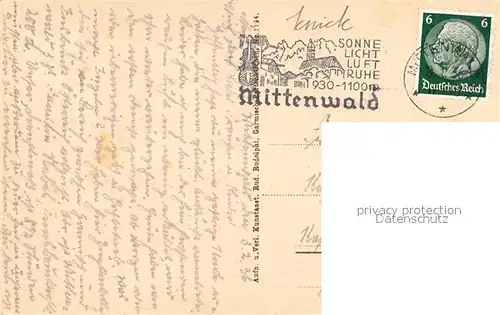 AK / Ansichtskarte Mittenwald_Bayern Neunerhaus Mittenwald Bayern
