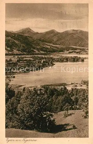 AK / Ansichtskarte Egern_Tegernsee Panorama Egern Tegernsee
