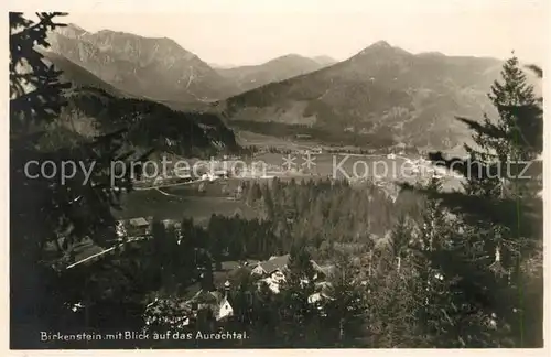 AK / Ansichtskarte Birkenstein mit Blick auf das Aurachtal Birkenstein