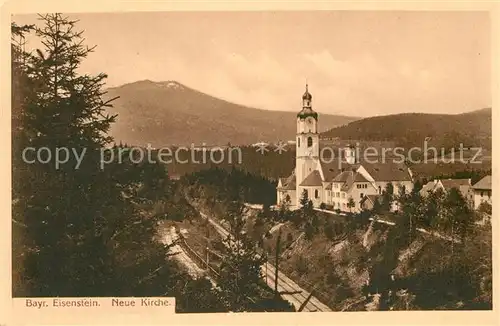 AK / Ansichtskarte Bayrisch_Eisenstein Neue Kirche Bayrisch_Eisenstein