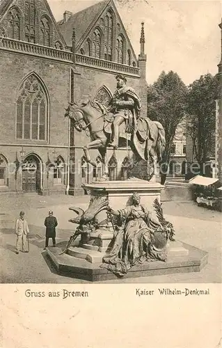 AK / Ansichtskarte Bremen Kaiser Wilhelm Denkmal Bremen