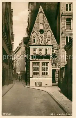 AK / Ansichtskarte Bremen Spitzenweber Haus Bremen