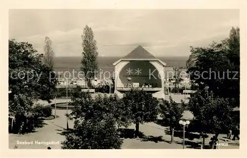 AK / Ansichtskarte Heringsdorf_Ostseebad_Usedom Musikpavillon Heringsdorf_Ostseebad